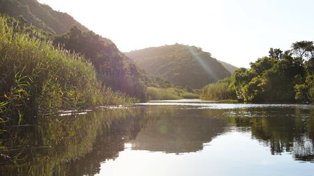 Plettenbergbay River  の写真素材