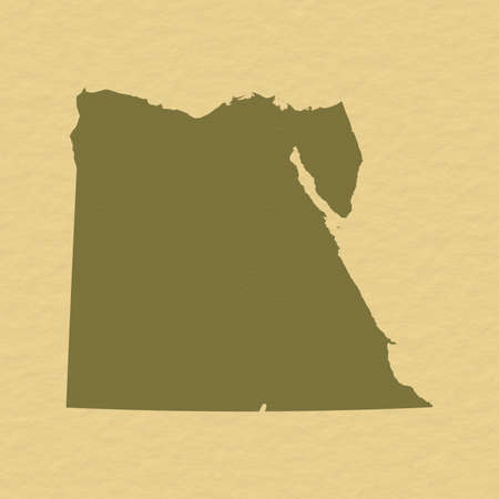 Political map of Egypt with the several governorates.の写真素材