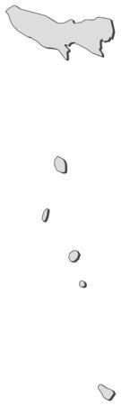 Map of Tokyo, a province of Japan.のイラスト素材