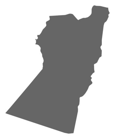 Map of Nimruz, a province of Afghanistan.のイラスト素材