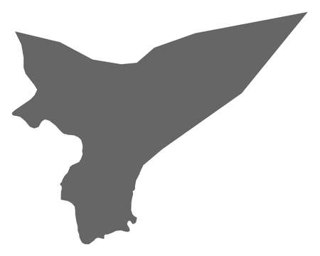 Map of Ma'rib, a province of Yemen.のイラスト素材