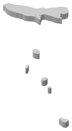 Map of Tokyo, a province of Japan.のイラスト素材