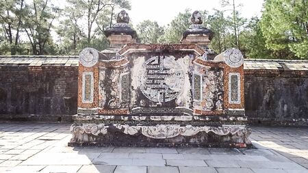 Kaisergrab in Hue Vietnamの写真素材