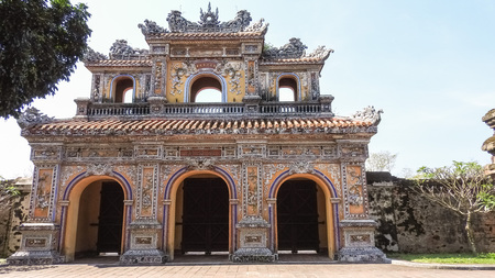 Imperial Palace in Hue Vietnamのeditorial素材