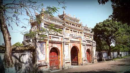 Imperial Palace in Hue Vietnamのeditorial素材