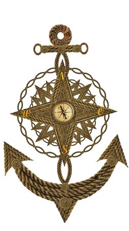 Anchor and compass