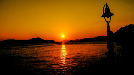 Sunrise sunsetの写真素材
