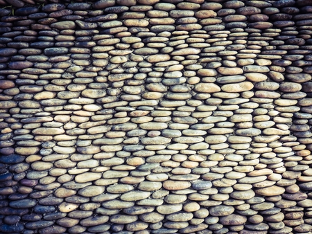 Wall of field stones