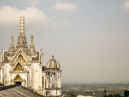 Temple complex Phetchaburiの写真素材