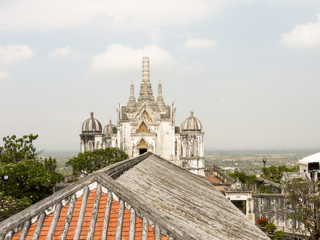 Temple complex Phetchaburiの写真素材
