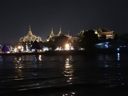 Temple complex in Thailandの写真素材