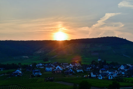 Beilstein small village on the Moselleの写真素材
