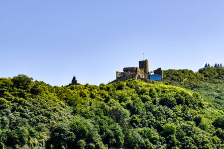 Beilstein small village on the Moselleの写真素材