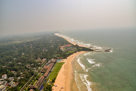 Beach pictures of Bentota in Sri Lankaの写真素材