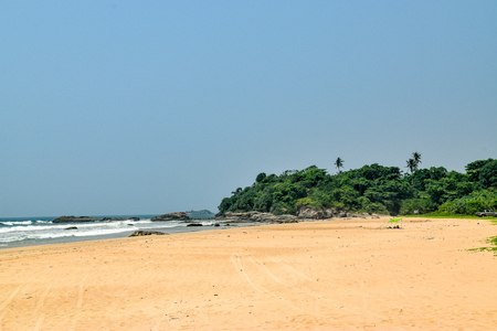 Beach pictures of Bentota in Sri Lankaの写真素材