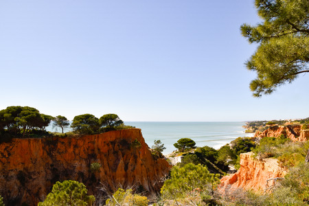 Algarve coast in Portugal Lagos, Faro, Albufeiraの写真素材