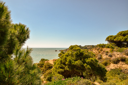 Algarve coast in Portugal Lagos, Faro, Albufeiraの写真素材