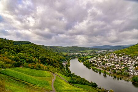 Bernkastel-Kues town on the Moselleの写真素材