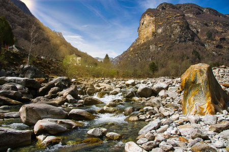 Stone villages in the Scheizの写真素材