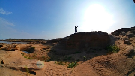 Sam Pan Bok Reefの写真素材