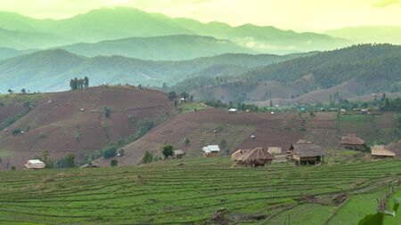 Rice terraces sceneryの写真素材