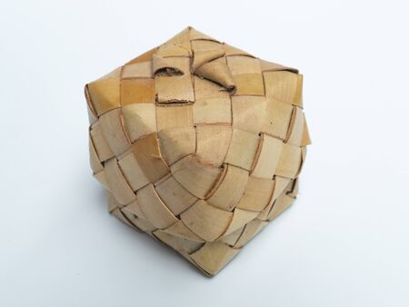 Palm leaf weaving boxの写真素材