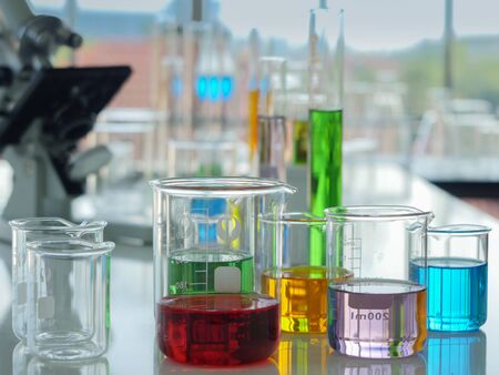 A beaker is generally a cylindrical container with a flat bottom. Most also have a small spout to...
