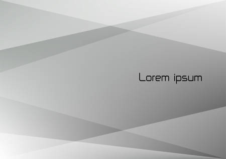 Abstract grey geometric background with text space. Vector Design.のイラスト素材