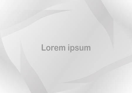 Abstract background in grey color with text space, black and white template, Vector Design.のイラスト素材