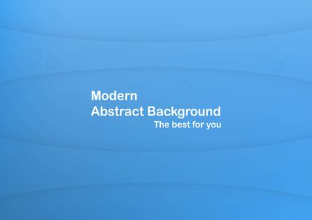 Abstract blue curve background with copy space for white text. Modern template design for cover, brochure and magazine.のイラスト素材