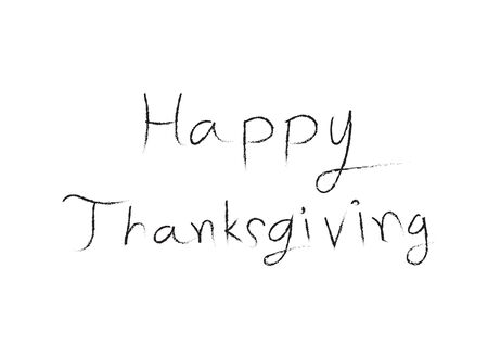 Happy thanksgiving with art text design for postcard, template and presentation.のイラスト素材