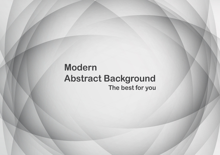 Abstract grey and white overlapping curves background with shadow.のイラスト素材