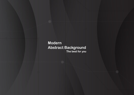 Black background with copy space for text. Template design for cover, brochure, web banner and magazine.のイラスト素材