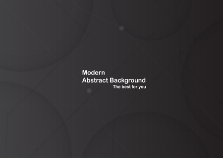 Black background with copy space for text. Template design for cover, brochure, web banner and magazine.のイラスト素材