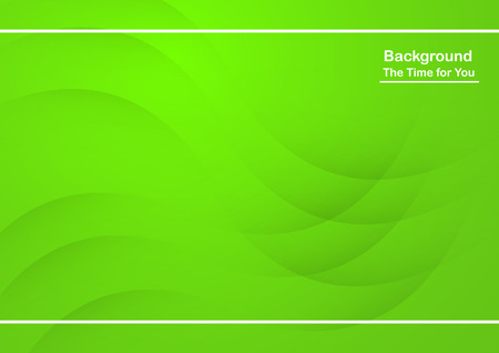 Green abstract background with text template designのイラスト素材