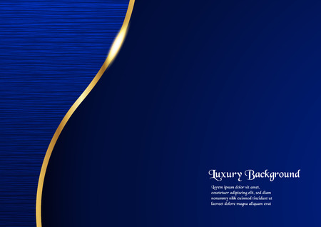 Abstract blue background in premium concept with copy space.Template design for cover, business presentation, web banner and packaging.のイラスト素材
