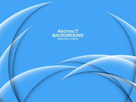 Abstract blue background with copy space for text. Modern template design for cover, brochure, web banner and magazine.のイラスト素材