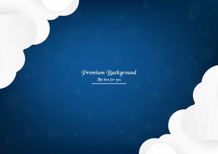 Abstract premium background in blue tone. Template design for presentation, book cover, web banner.のイラスト素材