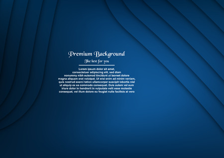 Abstract premium background in blue tone. Template design for presentation, book cover, web banner.のイラスト素材