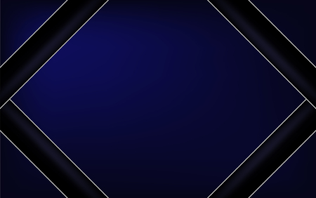 Abstract blue background in premium indian style. Template design for cover, business presentation, web banner, wedding invitation and luxury packaging. Vector illustration with golden border.のイラスト素材