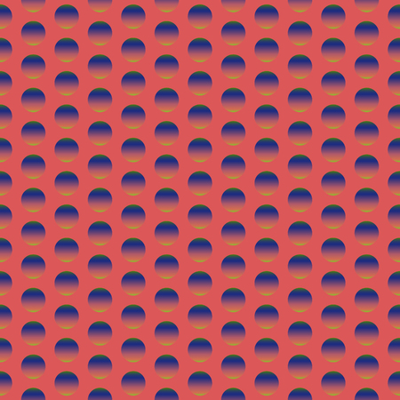 Polka dot seamless pattern, vector. Seamless pattern with colorful bubblesのイラスト素材