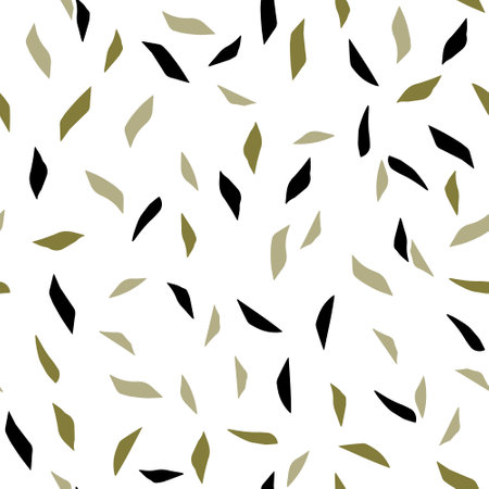 Abstract geometric texture, vector seamless pattern, organic backgroundのイラスト素材