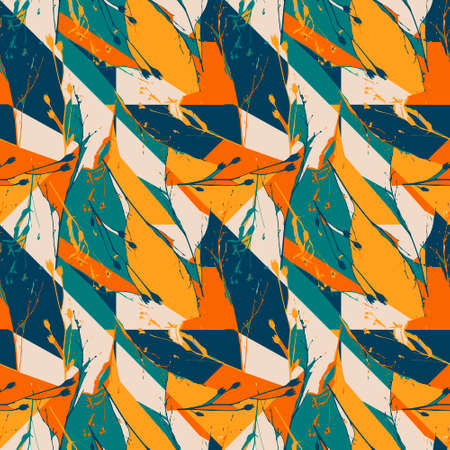 Modern abstract organic seamless pettern, vector