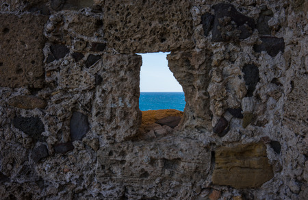 mediterranean sea viewの写真素材