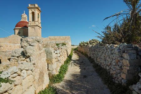 Church of the Nativity of the Virgin Mary Mtahleb Maltaの写真素材