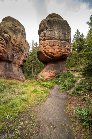 Kelchstein in Oybinの写真素材