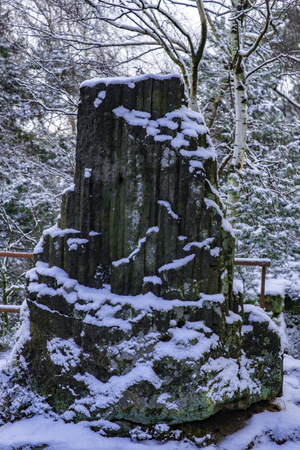 Jonsdorf mountains in saxonyの写真素材