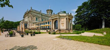 Saxony castle Lingnerschloss in DResdenの写真素材