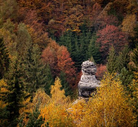 The Tisa Rocks, Tisa Walls Tiske steny, Tyssaer W nde , Czech republicの写真素材
