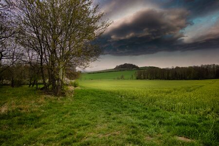Leutersdorf in upper Lusatia oberlausitzの写真素材